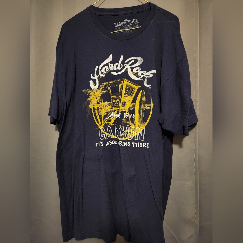 Mens X-Large Hard Rock Cancun Tee